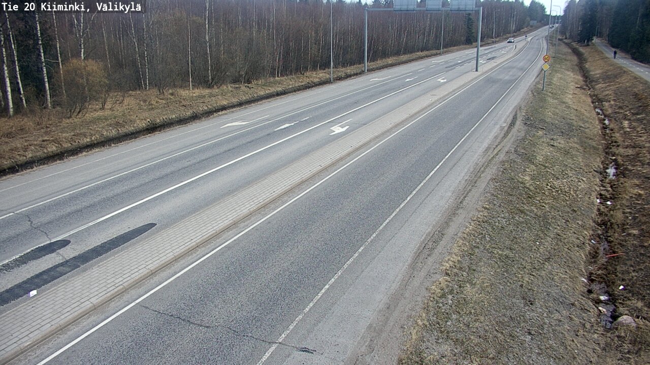 Weather Camera Image Road 20 Oulu Kiiminki, Välikylä, Oulu, Pohjois-Pohjanmaa