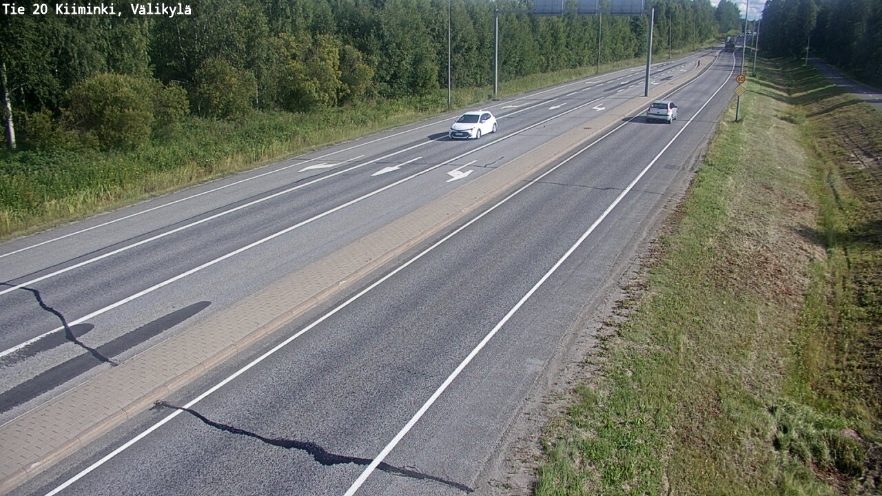 Weather Camera Image Road 20 Oulu Kiiminki, Välikylä, Oulu, Pohjois-Pohjanmaa