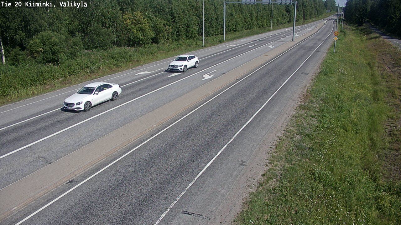 Weather Camera Image Road 20 Oulu Kiiminki, Välikylä, Oulu, Pohjois-Pohjanmaa