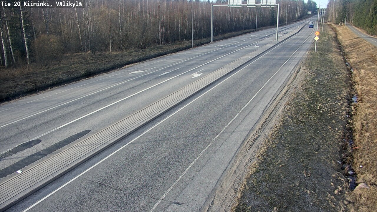 Weather Camera Image Road 20 Oulu Kiiminki, Välikylä, Oulu, Pohjois-Pohjanmaa