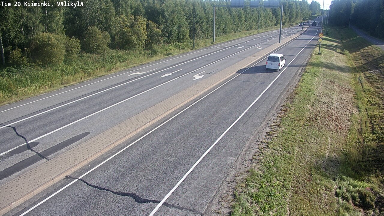 Weather Camera Image Road 20 Oulu Kiiminki, Välikylä, Oulu, Pohjois-Pohjanmaa