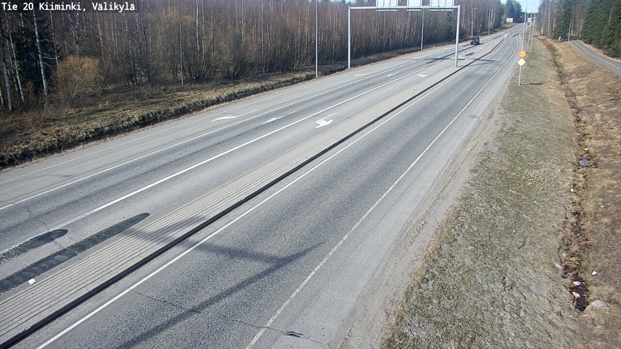 Weather Camera Image Road 20 Oulu Kiiminki, Välikylä, Oulu, Pohjois-Pohjanmaa