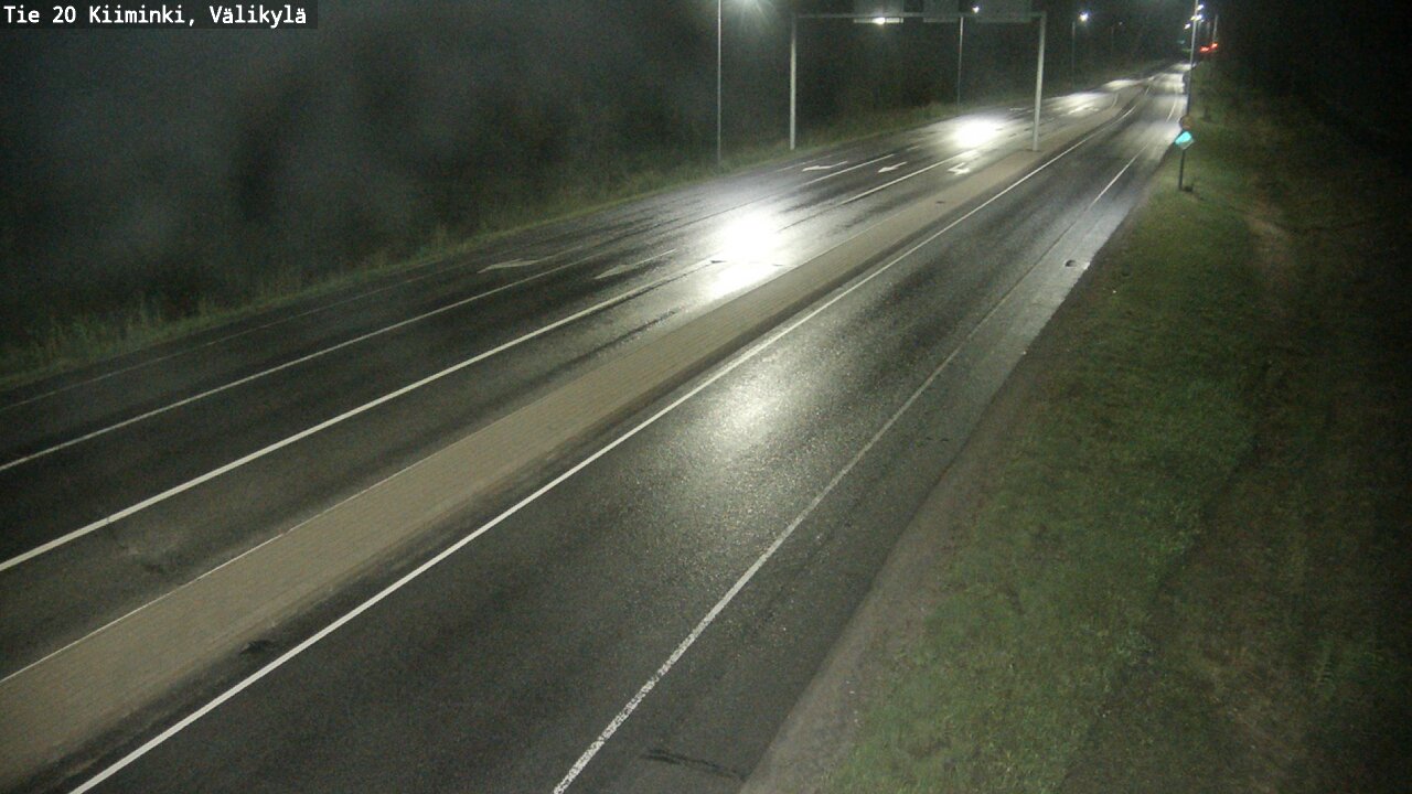 Weather Camera Image Väg 20 Uleåborg Kiiminki, Välikylä, Oulu, Pohjois-Pohjanmaa