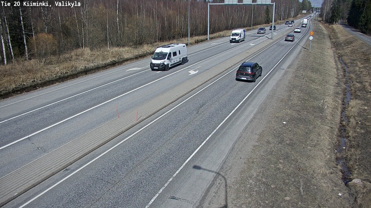 Weather Camera Image Road 20 Oulu Kiiminki, Välikylä, Oulu, Pohjois-Pohjanmaa