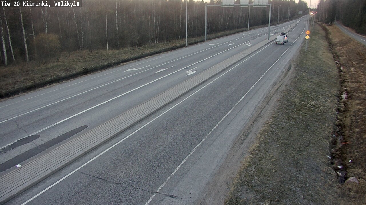 Weather Camera Image Road 20 Oulu Kiiminki, Välikylä, Oulu, Pohjois-Pohjanmaa