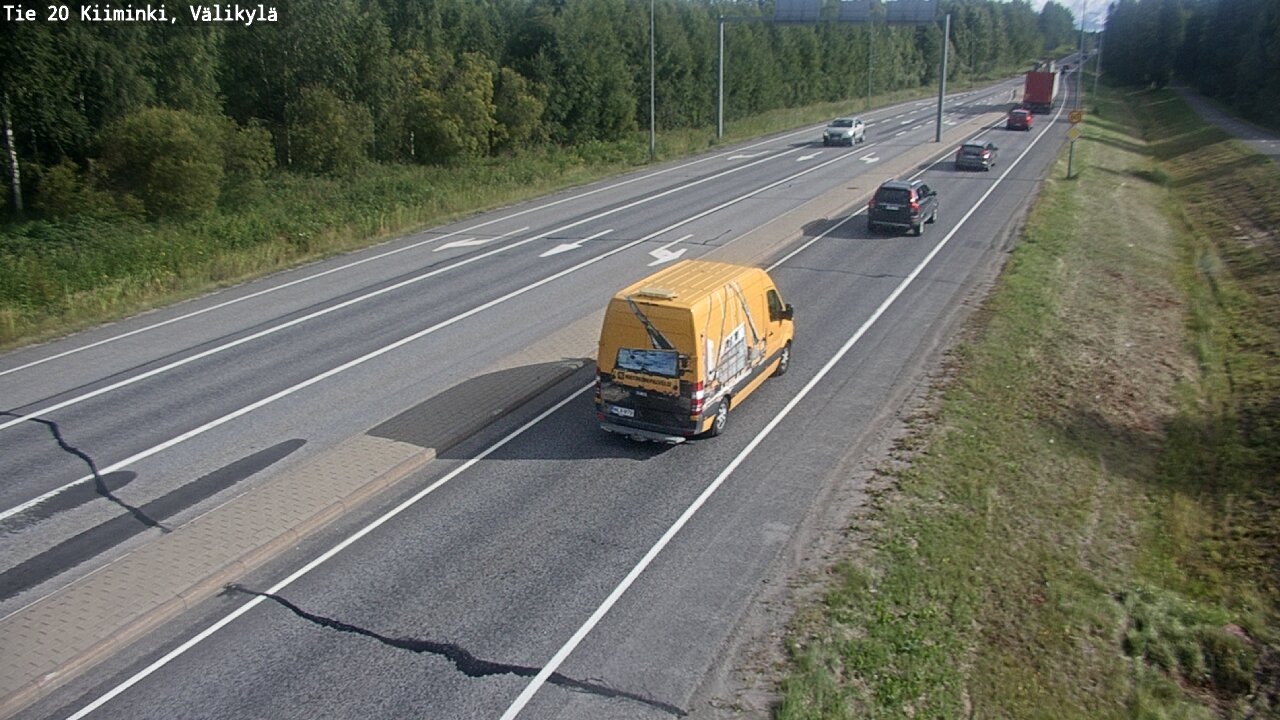 Weather Camera Image Road 20 Oulu Kiiminki, Välikylä, Oulu, Pohjois-Pohjanmaa