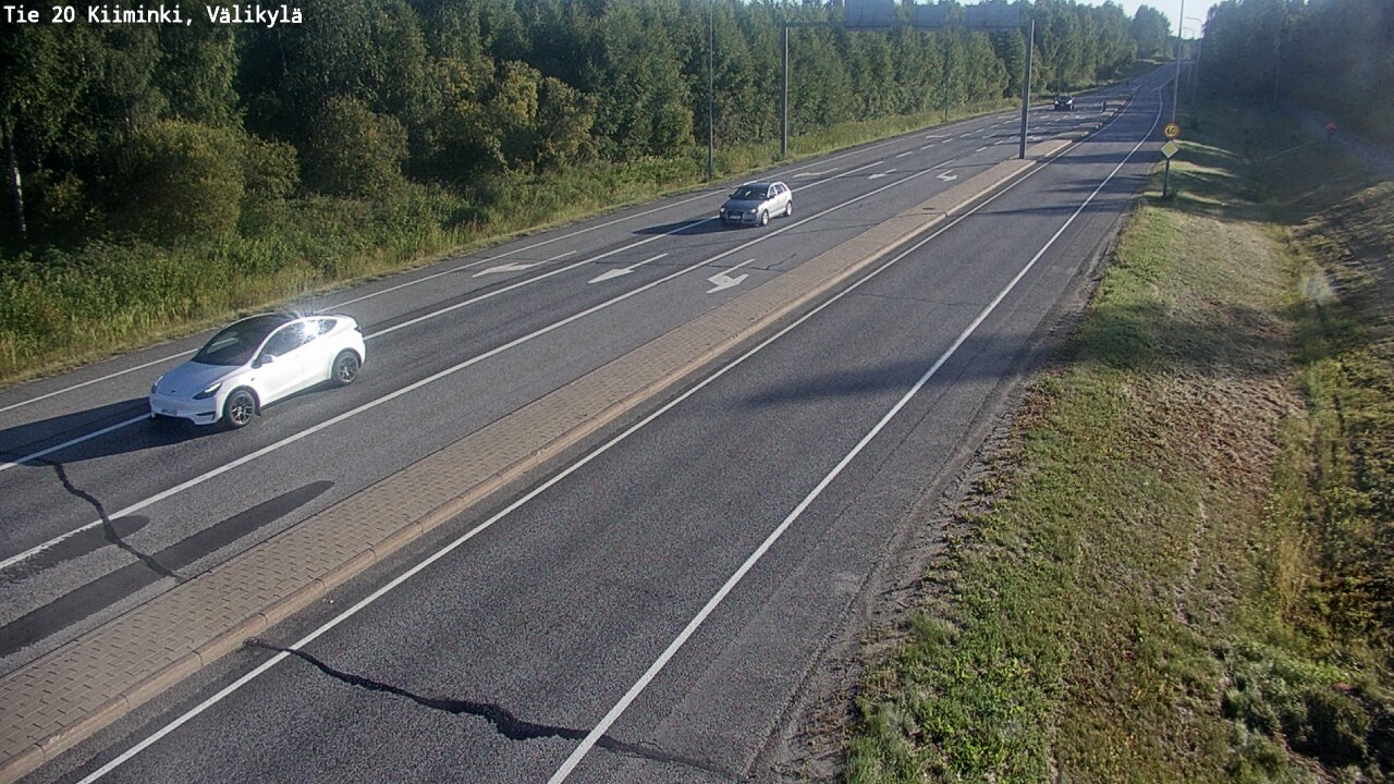 Weather Camera Image Road 20 Oulu Kiiminki, Välikylä, Oulu, Pohjois-Pohjanmaa