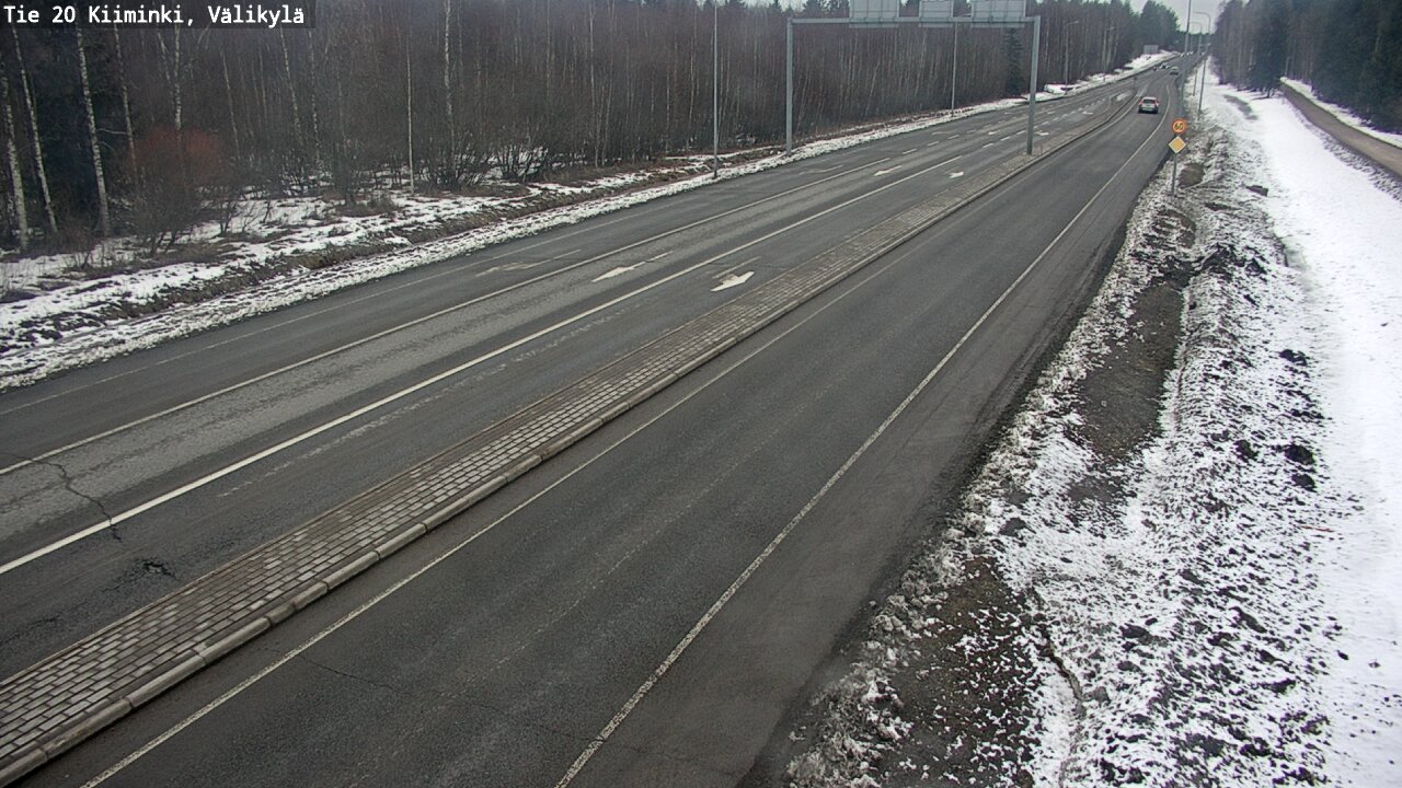 Weather Camera Image Road 20 Oulu Kiiminki, Välikylä, Oulu, Pohjois-Pohjanmaa