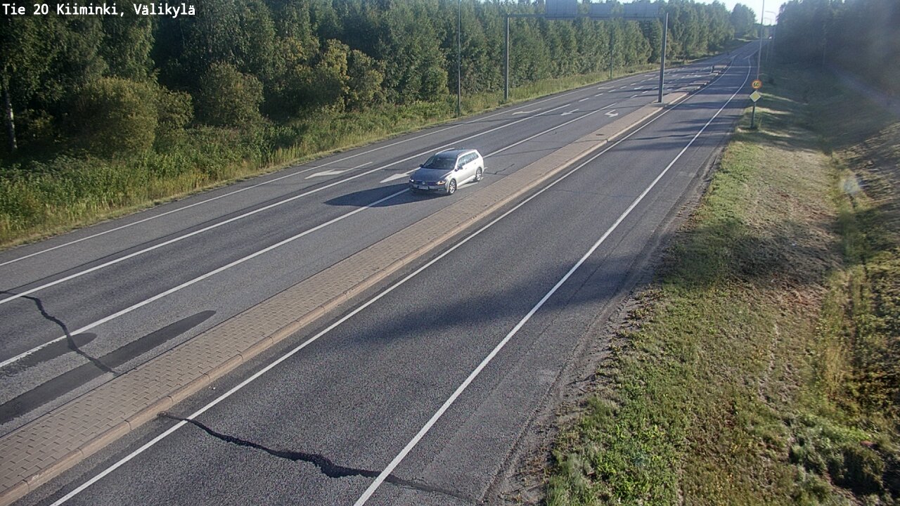 Weather Camera Image Road 20 Oulu Kiiminki, Välikylä, Oulu, Pohjois-Pohjanmaa