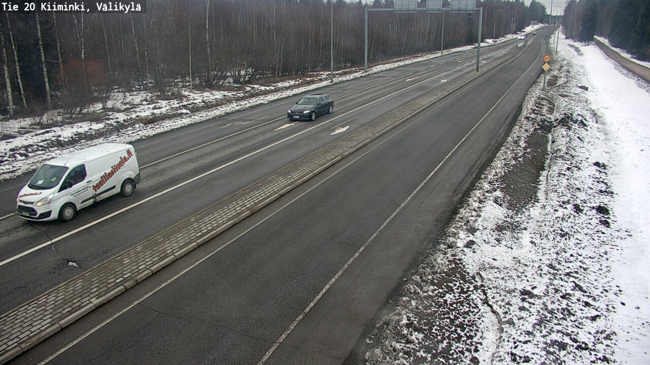 Weather Camera Image Road 20 Oulu Kiiminki, Välikylä, Oulu, Pohjois-Pohjanmaa