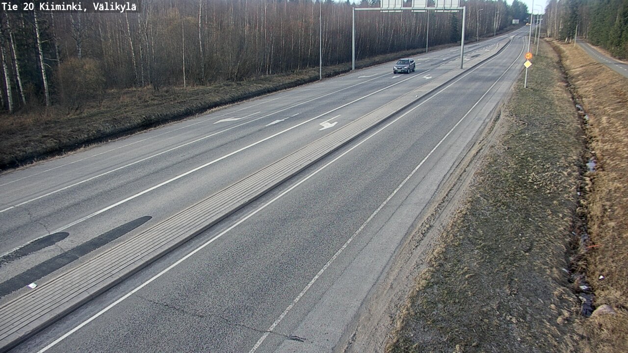 Weather Camera Image Road 20 Oulu Kiiminki, Välikylä, Oulu, Pohjois-Pohjanmaa