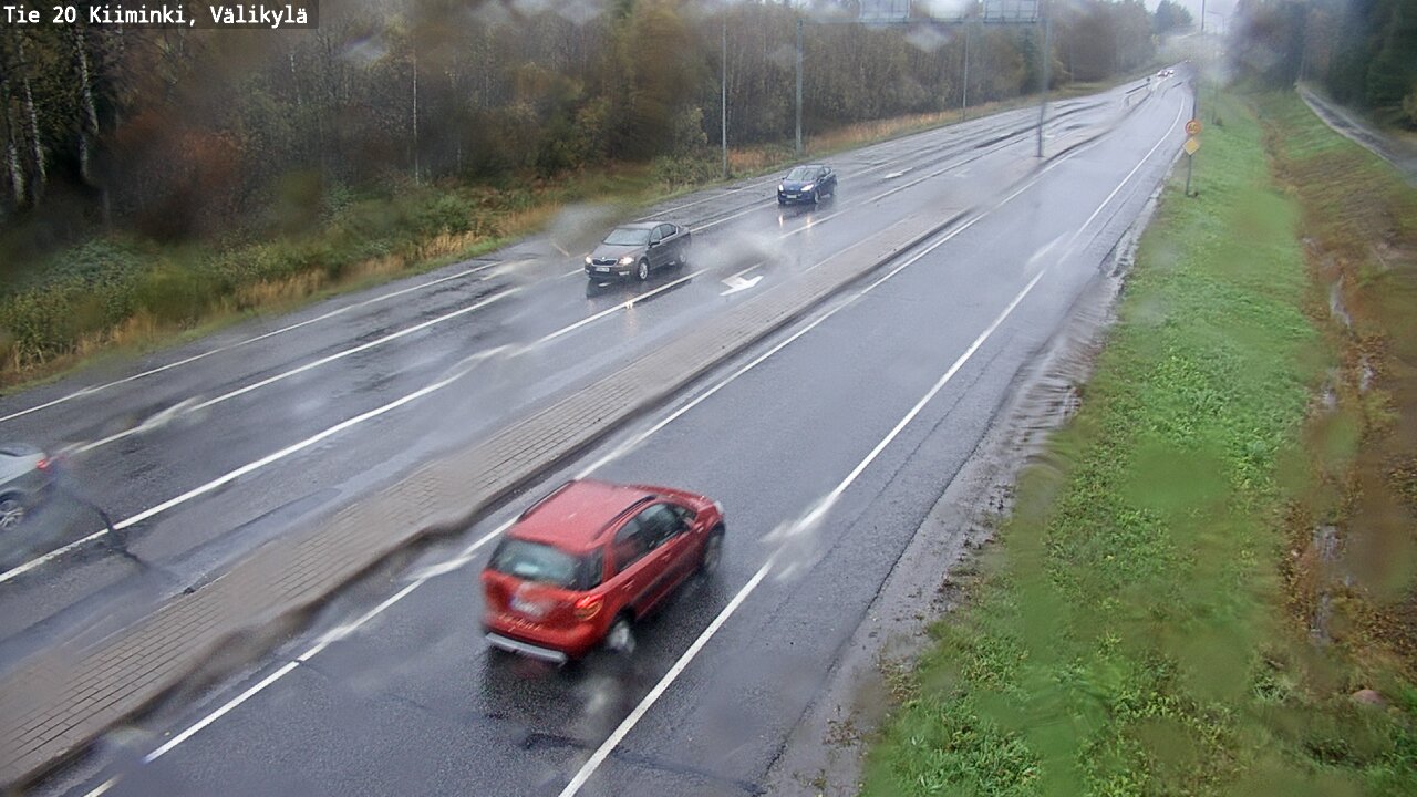 Weather Camera Image Väg 20 Uleåborg Kiiminki, Välikylä, Oulu, Pohjois-Pohjanmaa