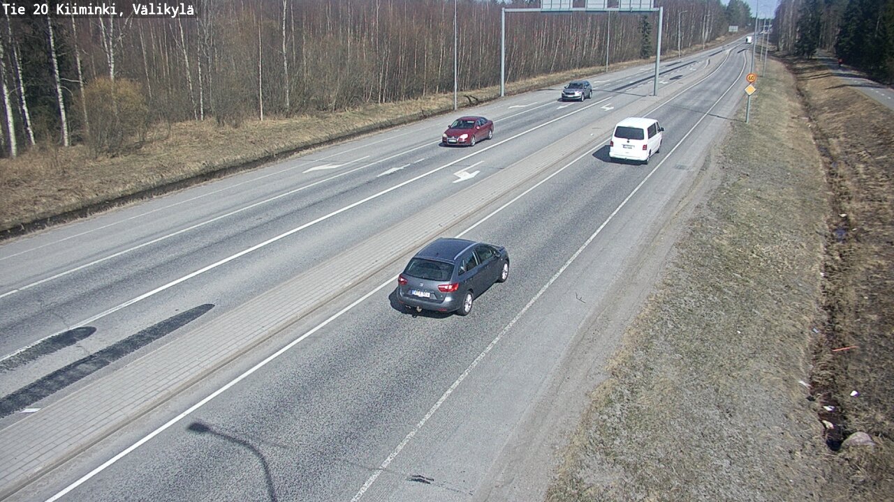 Weather Camera Image Road 20 Oulu Kiiminki, Välikylä, Oulu, Pohjois-Pohjanmaa