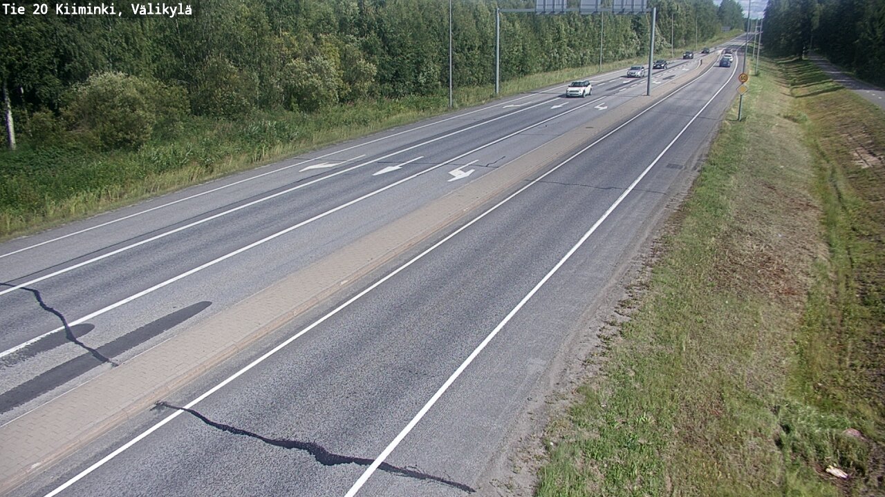 Kelikamerat Kuva Tie 20 Oulu Kiiminki, Välikylä, Oulu, Pohjois-Pohjanmaa