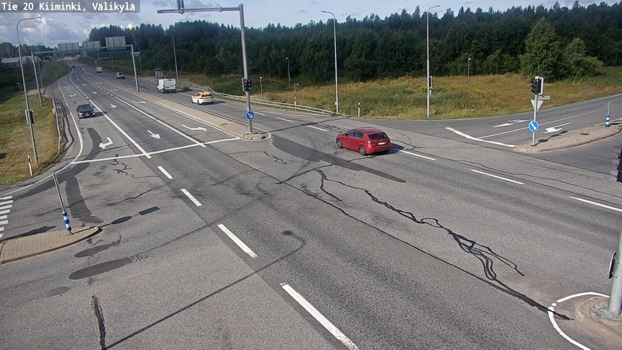 Weather Camera Image Road 20 Oulu Kiiminki, Välikylä, Oulu, Pohjois-Pohjanmaa