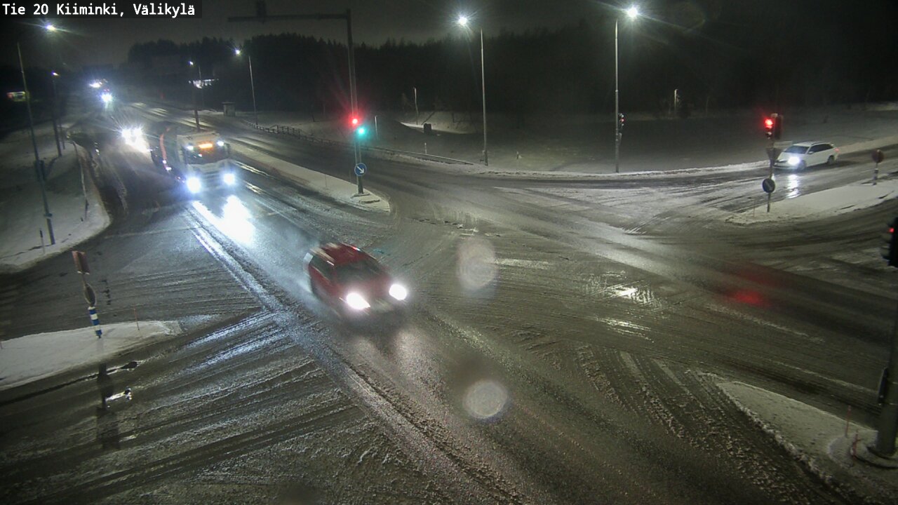 Weather Camera Image Väg 20 Uleåborg Kiiminki, Välikylä, Oulu, Pohjois-Pohjanmaa