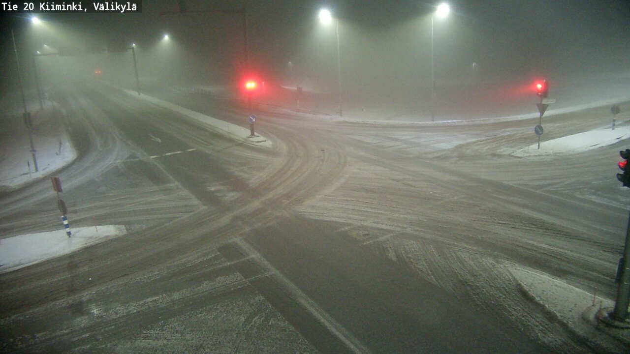 Weather Camera Image Road 20 Oulu Kiiminki, Välikylä, Oulu, Pohjois-Pohjanmaa