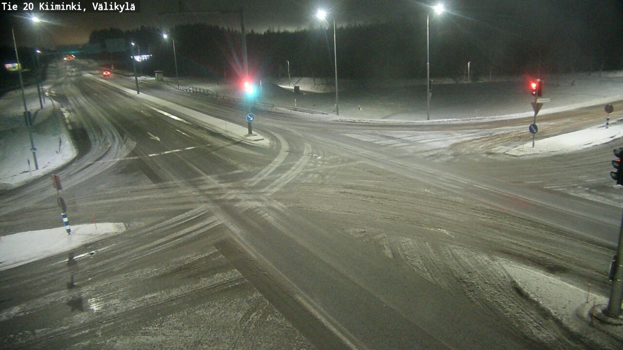 Weather Camera Image Road 20 Oulu Kiiminki, Välikylä, Oulu, Pohjois-Pohjanmaa