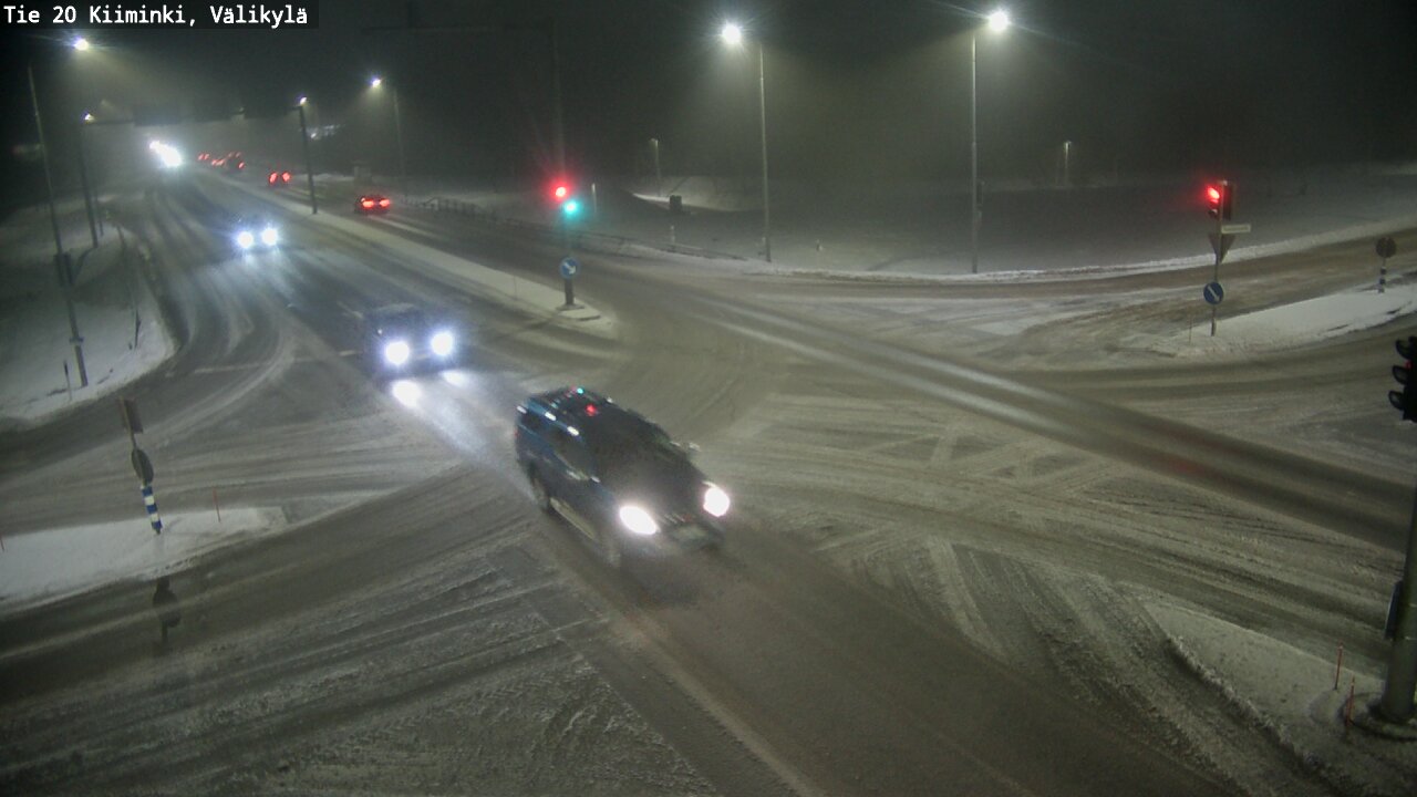 Weather Camera Image Road 20 Oulu Kiiminki, Välikylä, Oulu, Pohjois-Pohjanmaa