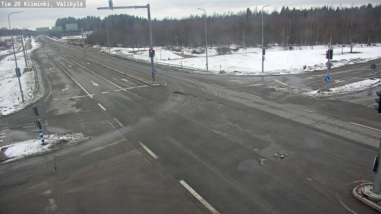 Weather Camera Image Road 20 Oulu Kiiminki, Välikylä, Oulu, Pohjois-Pohjanmaa
