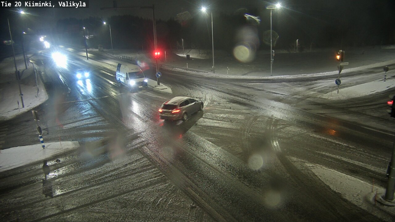 Weather Camera Image Väg 20 Uleåborg Kiiminki, Välikylä, Oulu, Pohjois-Pohjanmaa