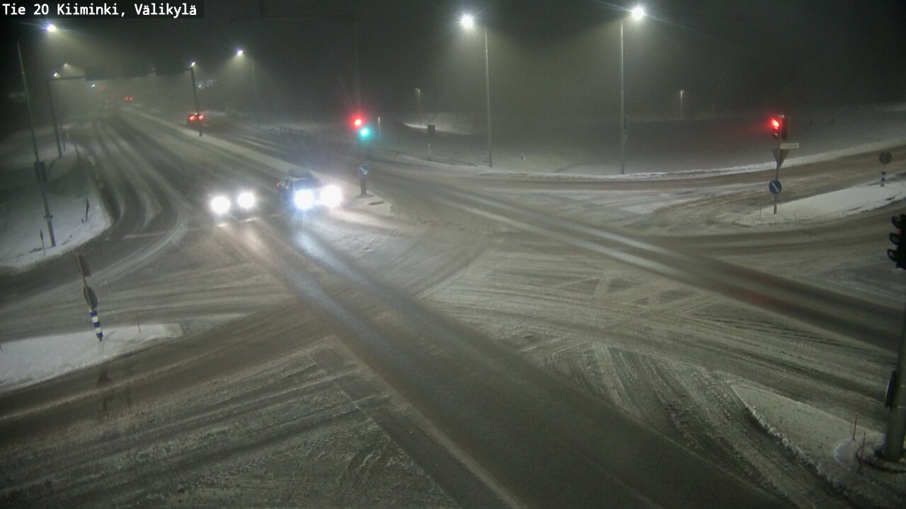 Weather Camera Image Road 20 Oulu Kiiminki, Välikylä, Oulu, Pohjois-Pohjanmaa