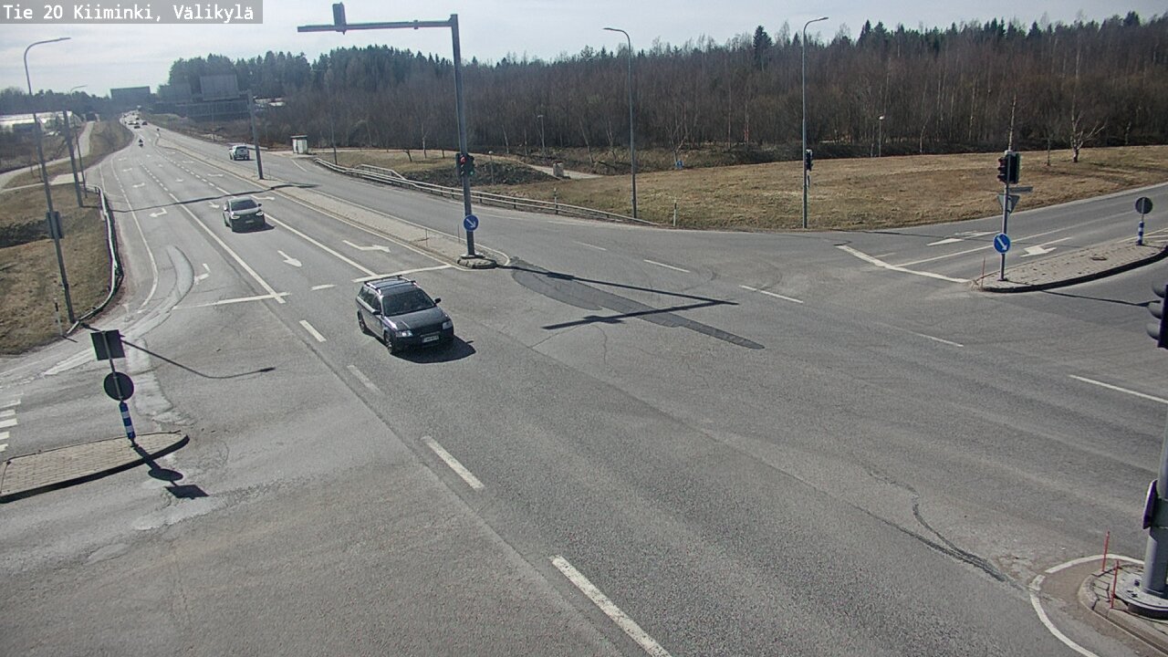Weather Camera Image Road 20 Oulu Kiiminki, Välikylä, Oulu, Pohjois-Pohjanmaa