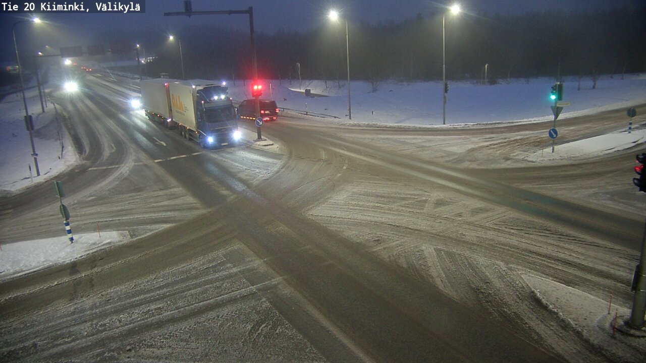 Weather Camera Image Road 20 Oulu Kiiminki, Välikylä, Oulu, Pohjois-Pohjanmaa