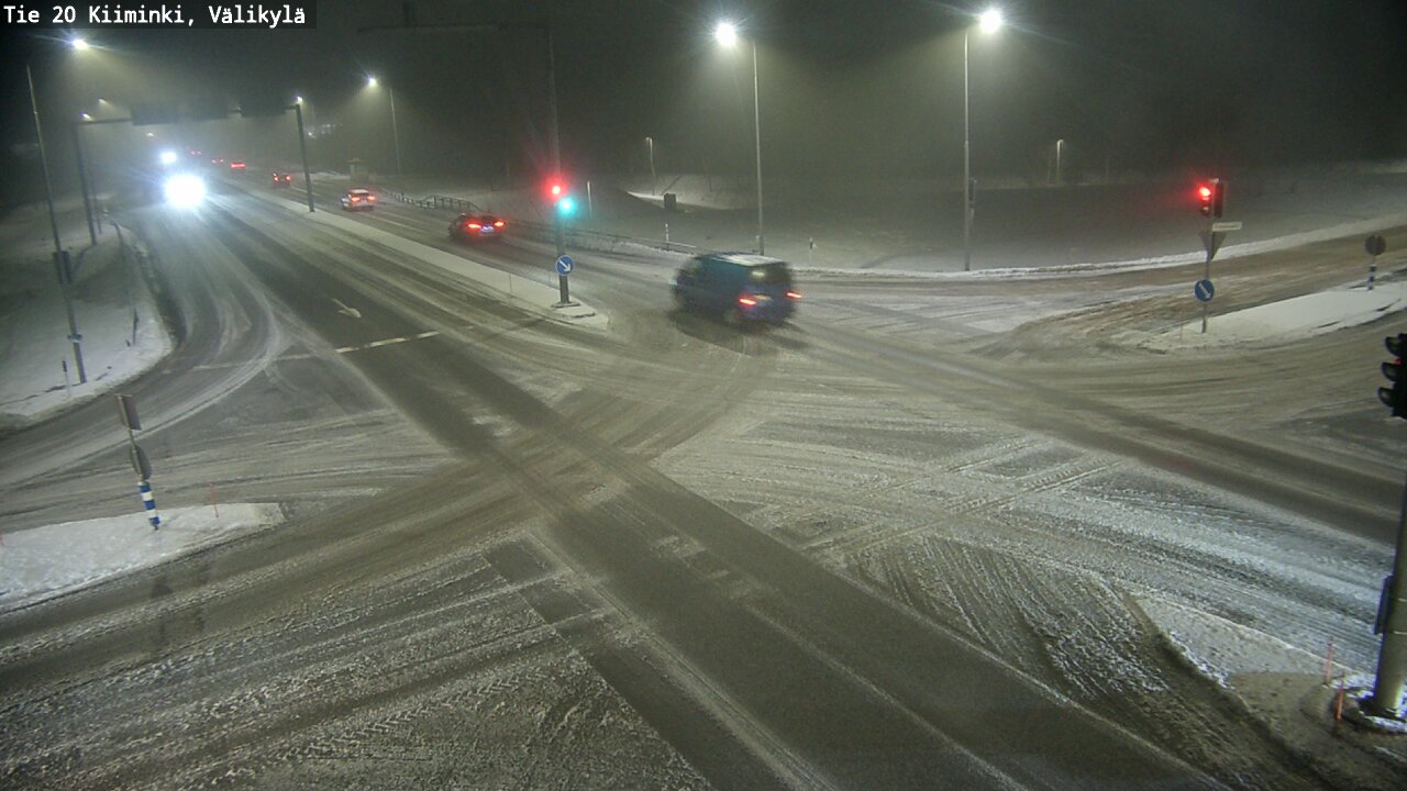 Weather Camera Image Road 20 Oulu Kiiminki, Välikylä, Oulu, Pohjois-Pohjanmaa