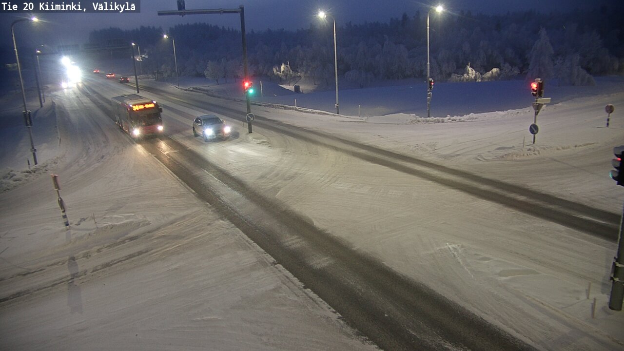 Weather Camera Image Road 20 Oulu Kiiminki, Välikylä, Oulu, Pohjois-Pohjanmaa
