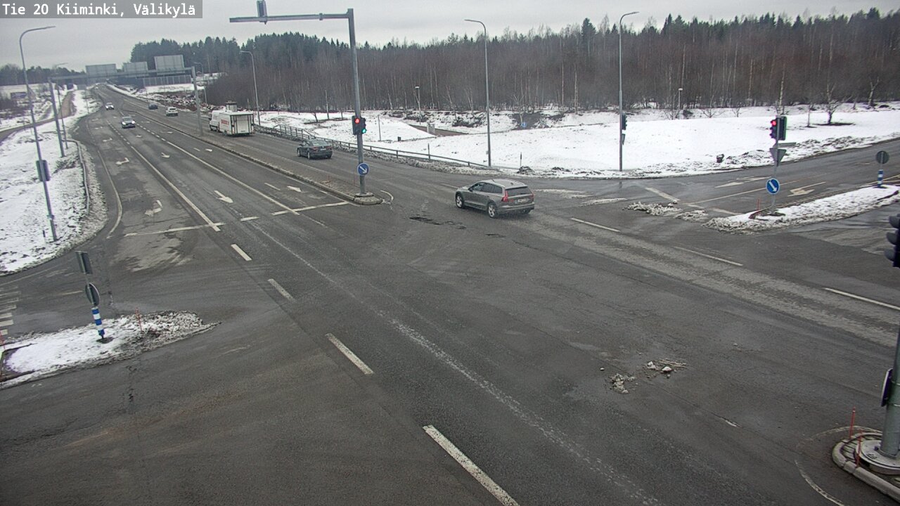Weather Camera Image Road 20 Oulu Kiiminki, Välikylä, Oulu, Pohjois-Pohjanmaa