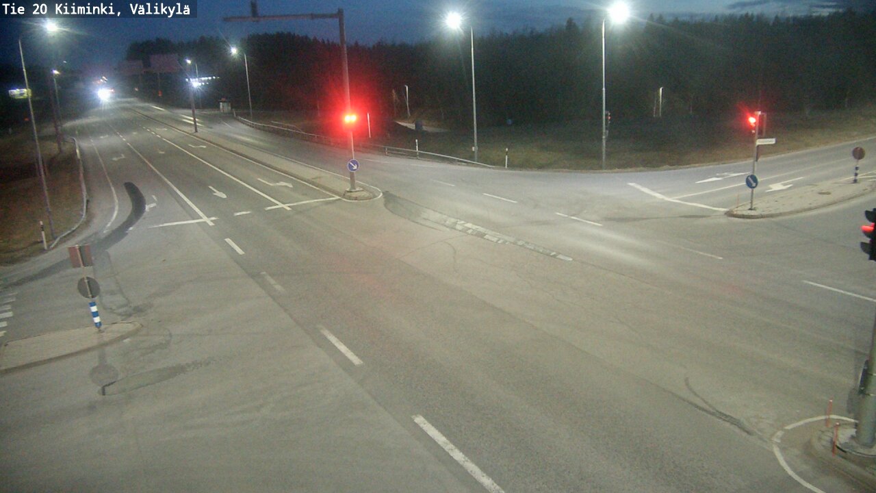 Weather Camera Image Road 20 Oulu Kiiminki, Välikylä, Oulu, Pohjois-Pohjanmaa