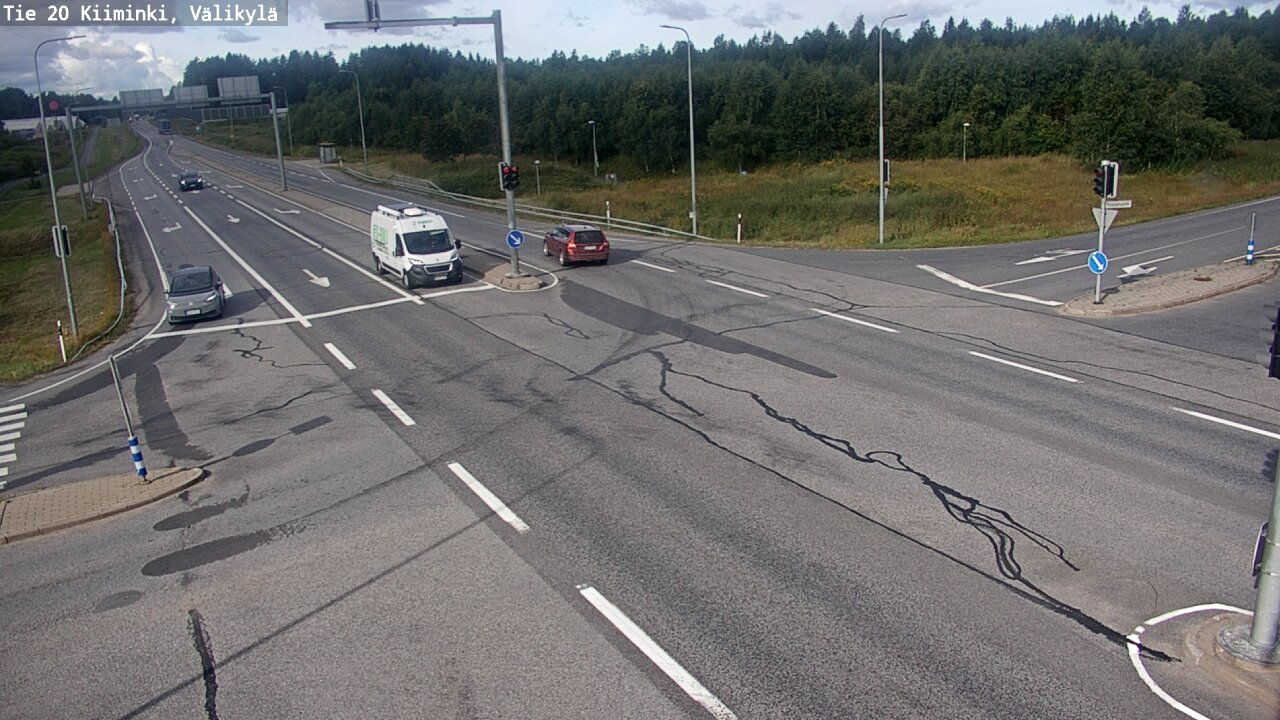 Weather Camera Image Road 20 Oulu Kiiminki, Välikylä, Oulu, Pohjois-Pohjanmaa
