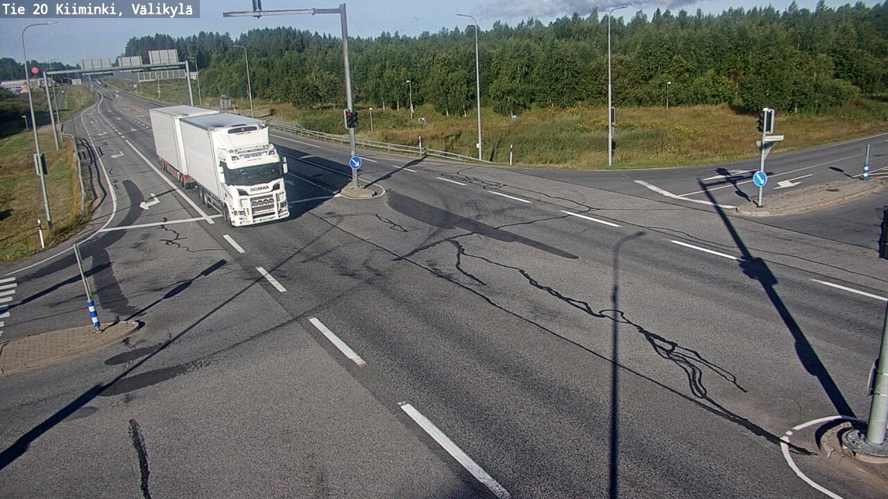 Weather Camera Image Road 20 Oulu Kiiminki, Välikylä, Oulu, Pohjois-Pohjanmaa