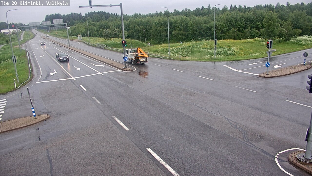 Weather Camera Image Road 20 Oulu Kiiminki, Välikylä, Oulu, Pohjois-Pohjanmaa