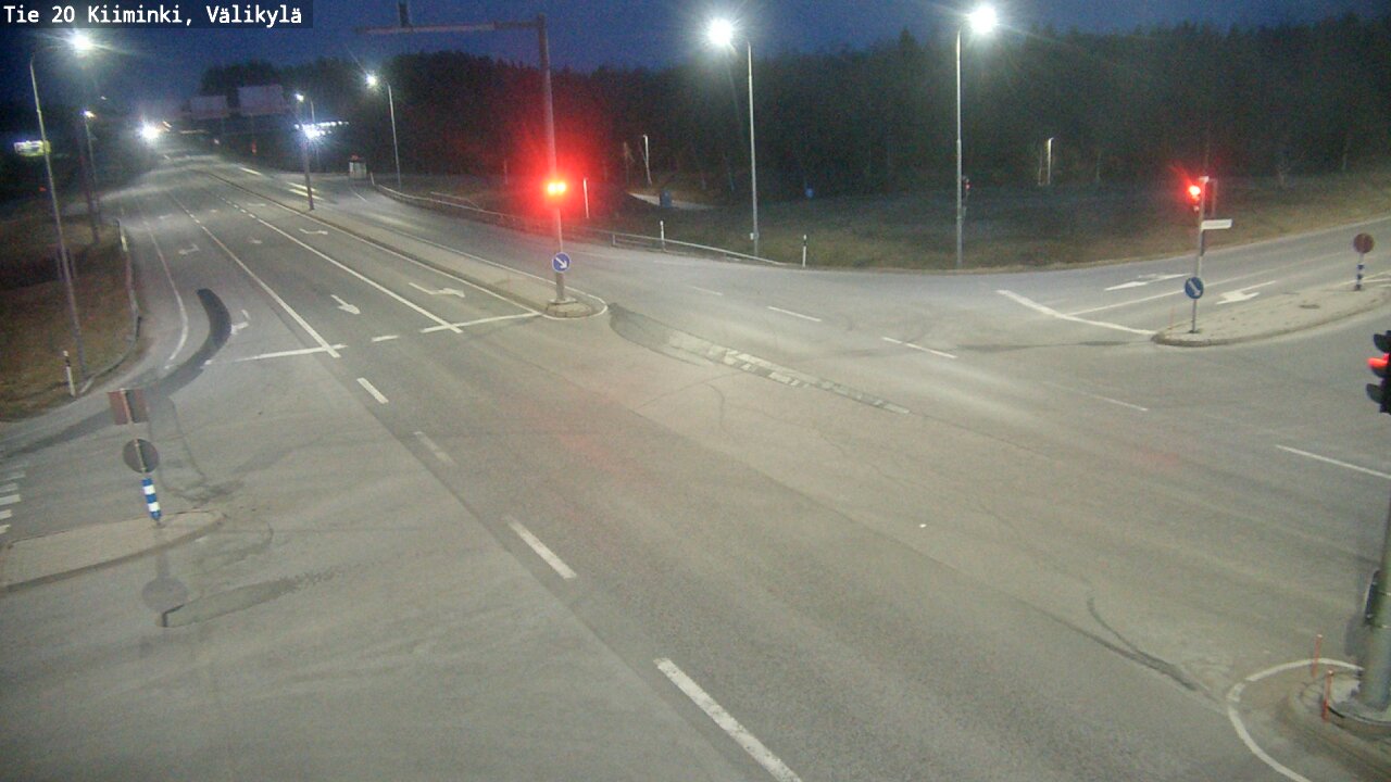 Weather Camera Image Road 20 Oulu Kiiminki, Välikylä, Oulu, Pohjois-Pohjanmaa