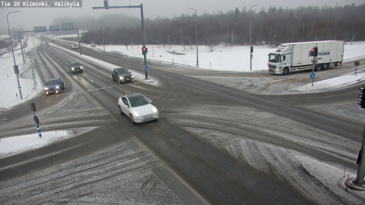Weather Camera Image Road 20 Oulu Kiiminki, Välikylä, Oulu, Pohjois-Pohjanmaa