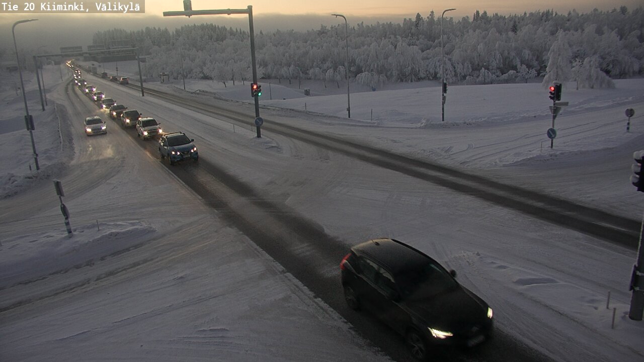 Weather Camera Image Road 20 Oulu Kiiminki, Välikylä, Oulu, Pohjois-Pohjanmaa