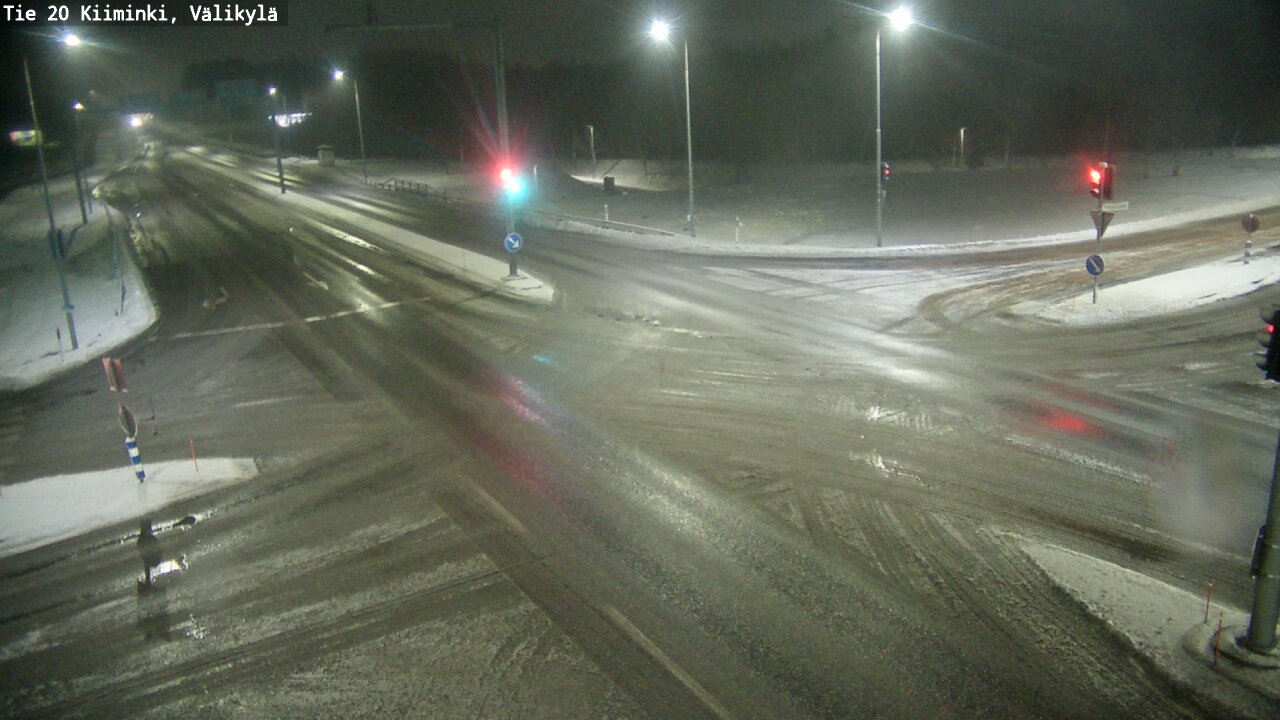 Weather Camera Image Väg 20 Uleåborg Kiiminki, Välikylä, Oulu, Pohjois-Pohjanmaa