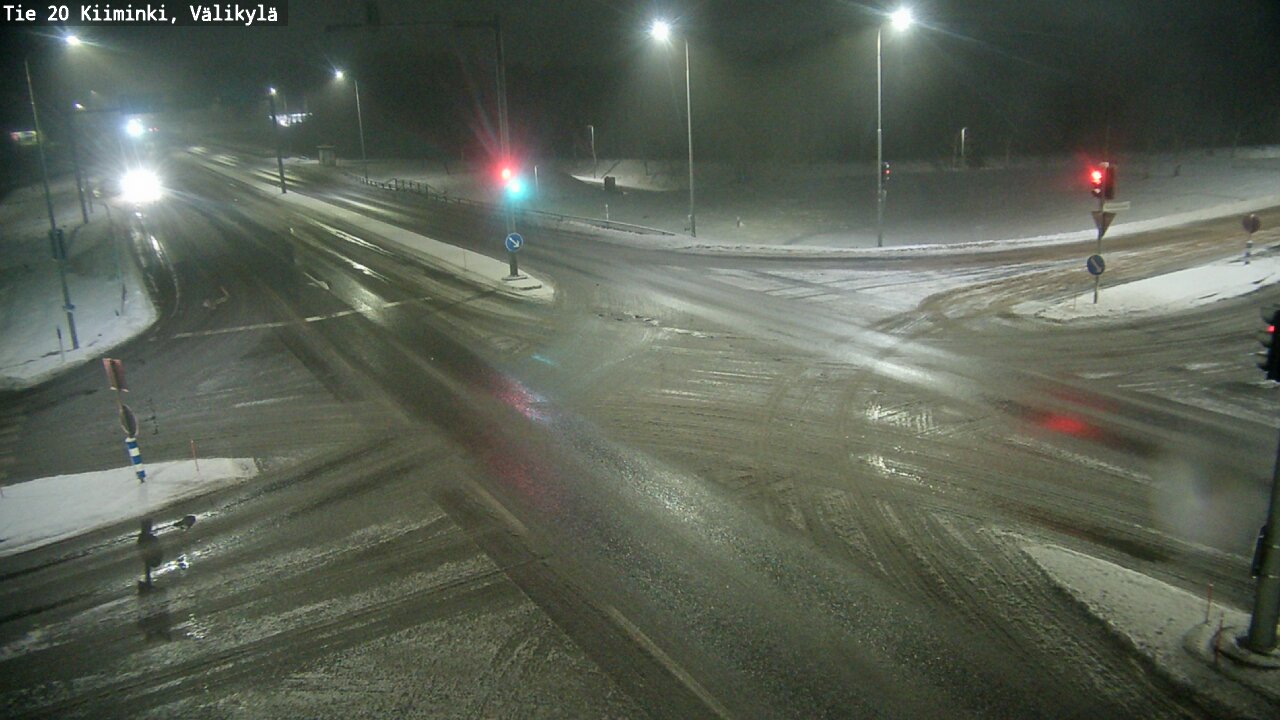 Weather Camera Image Väg 20 Uleåborg Kiiminki, Välikylä, Oulu, Pohjois-Pohjanmaa