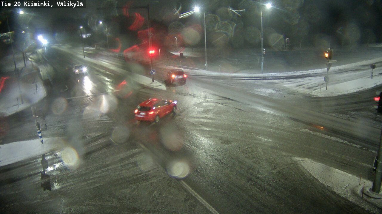 Weather Camera Image Väg 20 Uleåborg Kiiminki, Välikylä, Oulu, Pohjois-Pohjanmaa