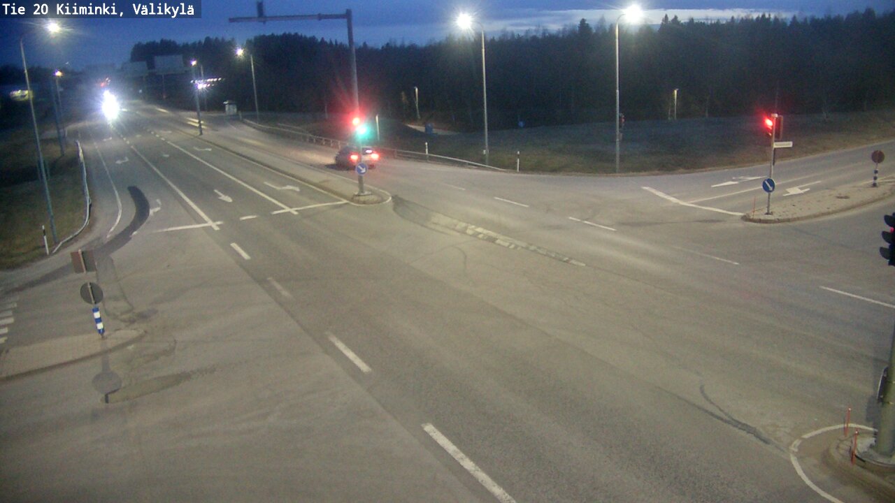 Weather Camera Image Road 20 Oulu Kiiminki, Välikylä, Oulu, Pohjois-Pohjanmaa
