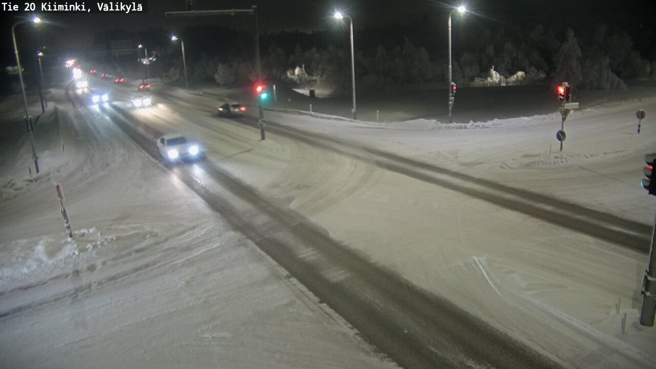 Weather Camera Image Road 20 Oulu Kiiminki, Välikylä, Oulu, Pohjois-Pohjanmaa