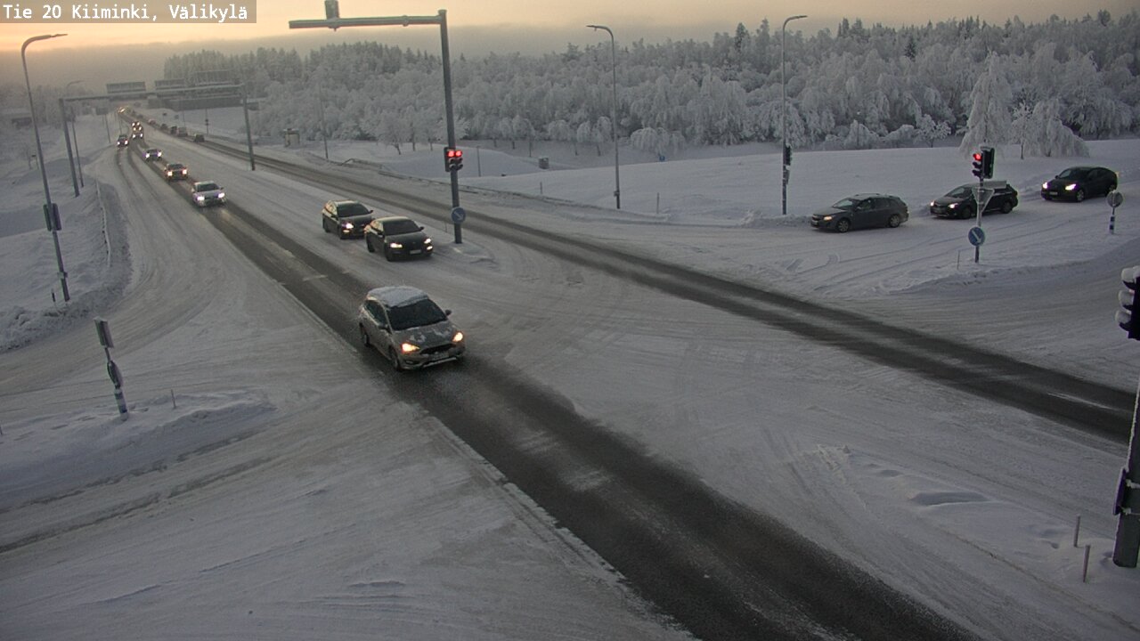 Weather Camera Image Road 20 Oulu Kiiminki, Välikylä, Oulu, Pohjois-Pohjanmaa
