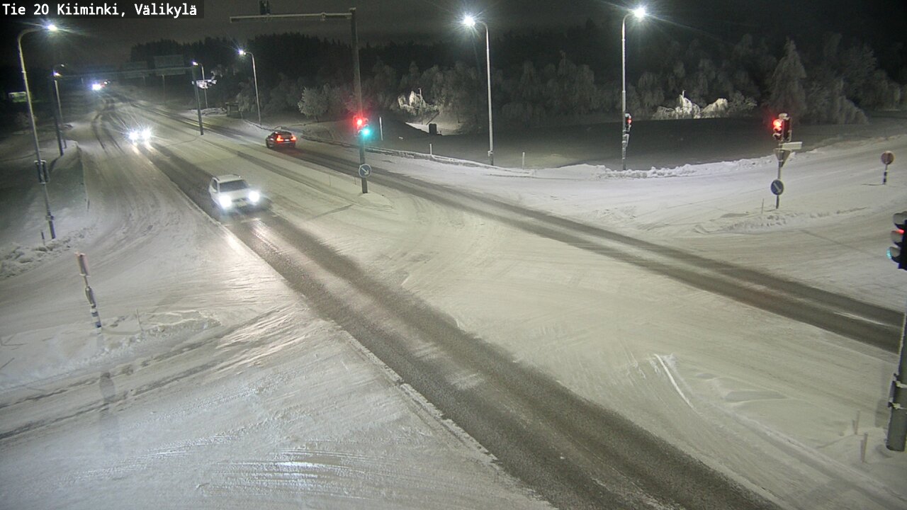 Weather Camera Image Road 20 Oulu Kiiminki, Välikylä, Oulu, Pohjois-Pohjanmaa