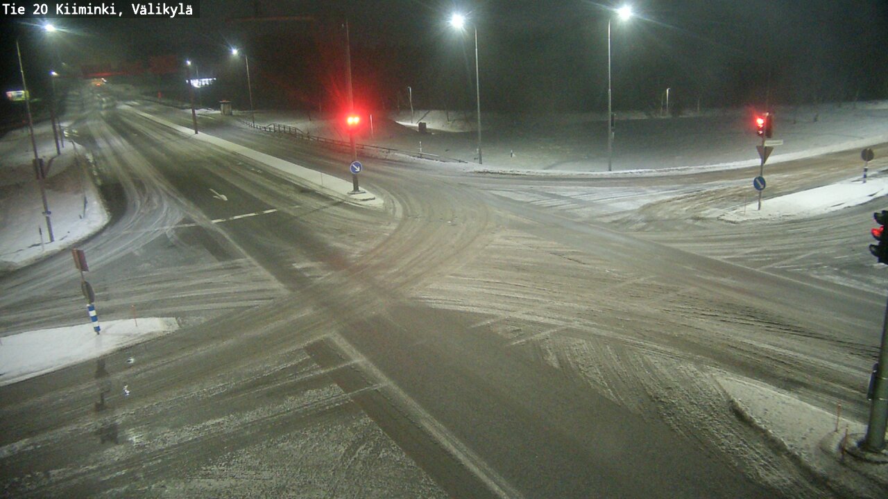 Weather Camera Image Road 20 Oulu Kiiminki, Välikylä, Oulu, Pohjois-Pohjanmaa