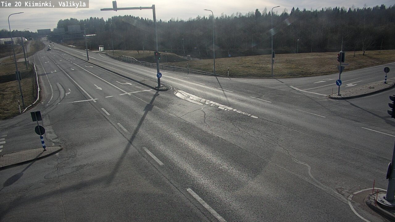 Weather Camera Image Road 20 Oulu Kiiminki, Välikylä, Oulu, Pohjois-Pohjanmaa