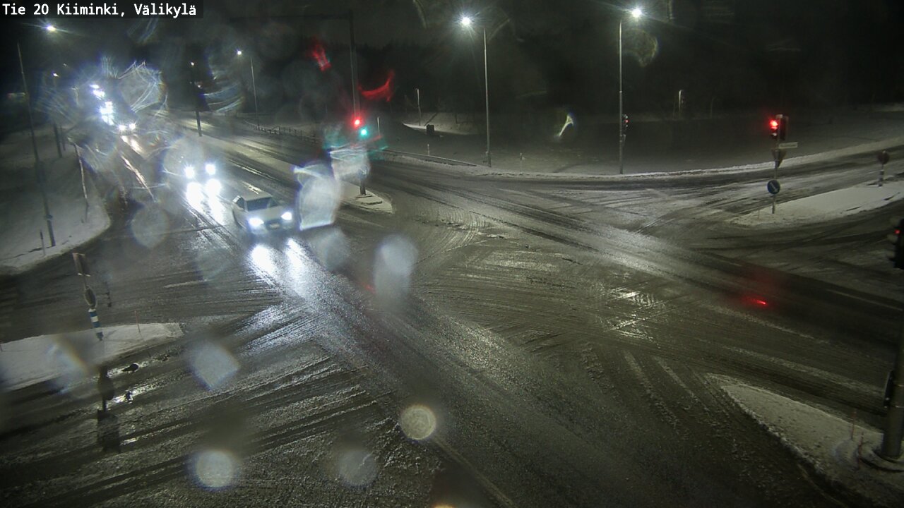 Weather Camera Image Väg 20 Uleåborg Kiiminki, Välikylä, Oulu, Pohjois-Pohjanmaa