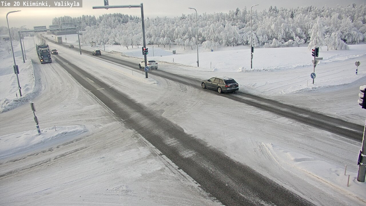 Weather Camera Image Road 20 Oulu Kiiminki, Välikylä, Oulu, Pohjois-Pohjanmaa