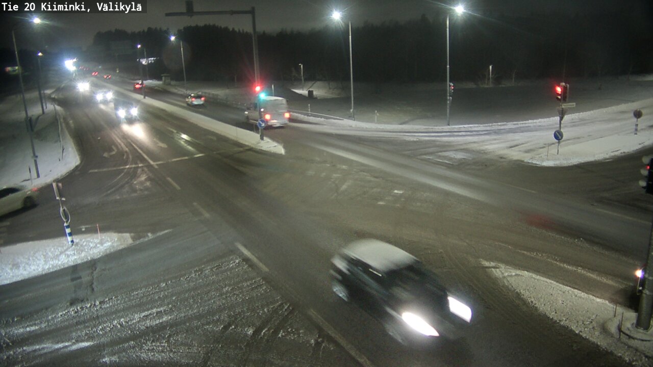 Weather Camera Image Väg 20 Uleåborg Kiiminki, Välikylä, Oulu, Pohjois-Pohjanmaa